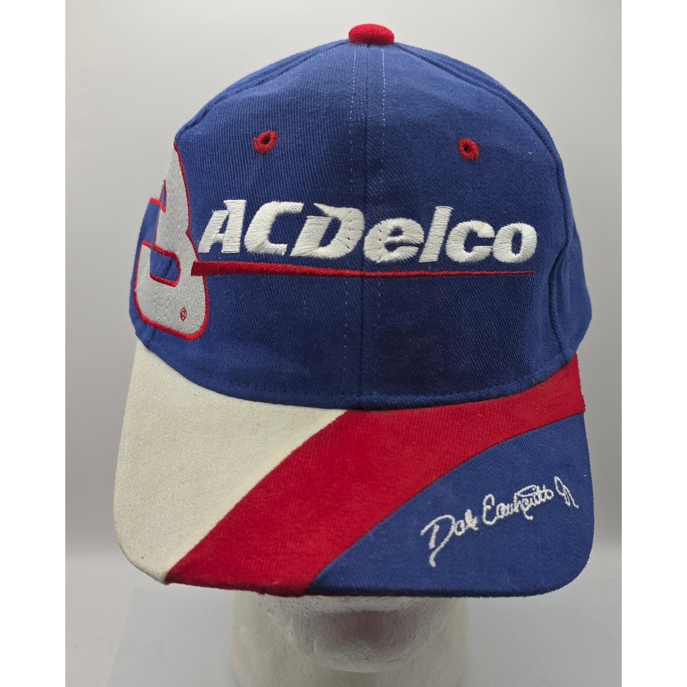 Vintage Dale Earnhardt Jr AC Delco NASCAR‎ Hat Cap Chase Authentics #3 Strapback